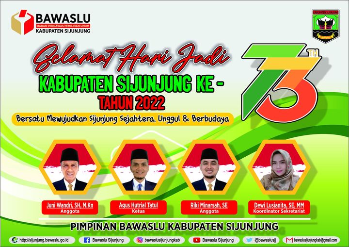 HARI JADI KABUPATEN SIJUNJUNG KE 73