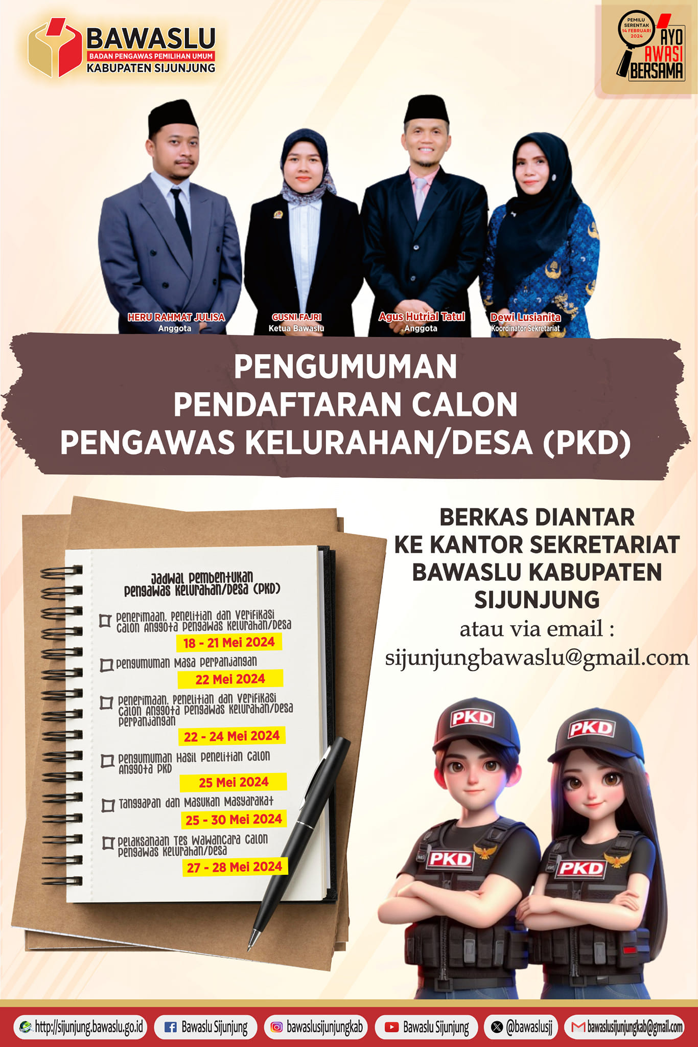 PENGUMUMAN PENERIMAAN PKD