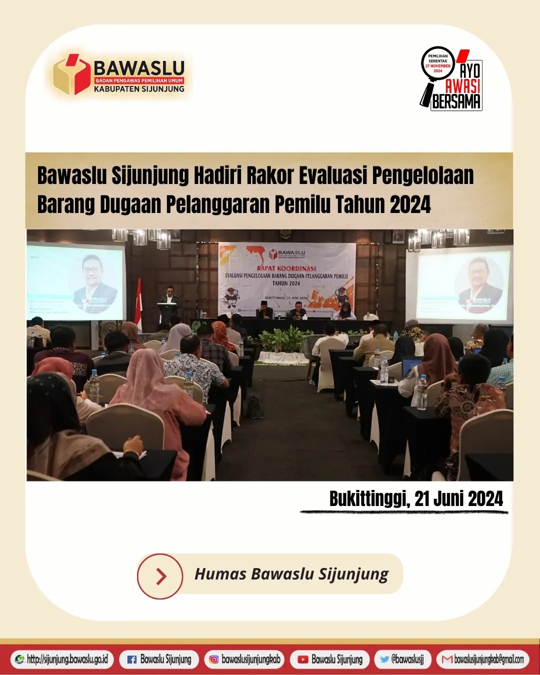 RAKOR EVALUASI PENGELOLAAN BDP