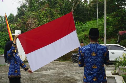 UPACARA HUT 81 RI BAWASLU SIJUNJUNG